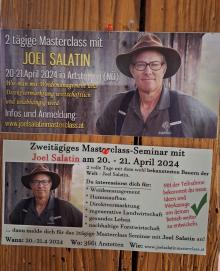 Joel Salatin - Masterclass-Seminar Weidemanagement 20.-21.04.2024 in Arstetten